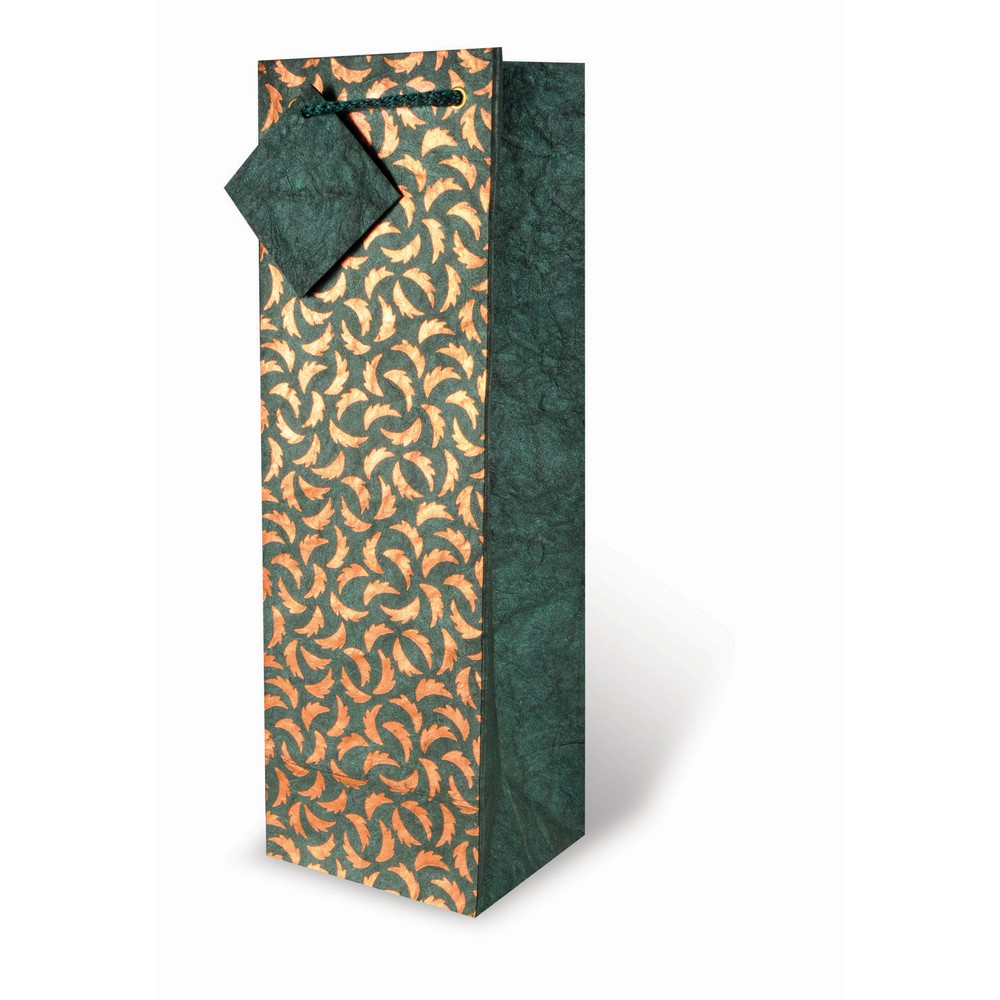 Handmade Paper Wine Bottle Bag Furry