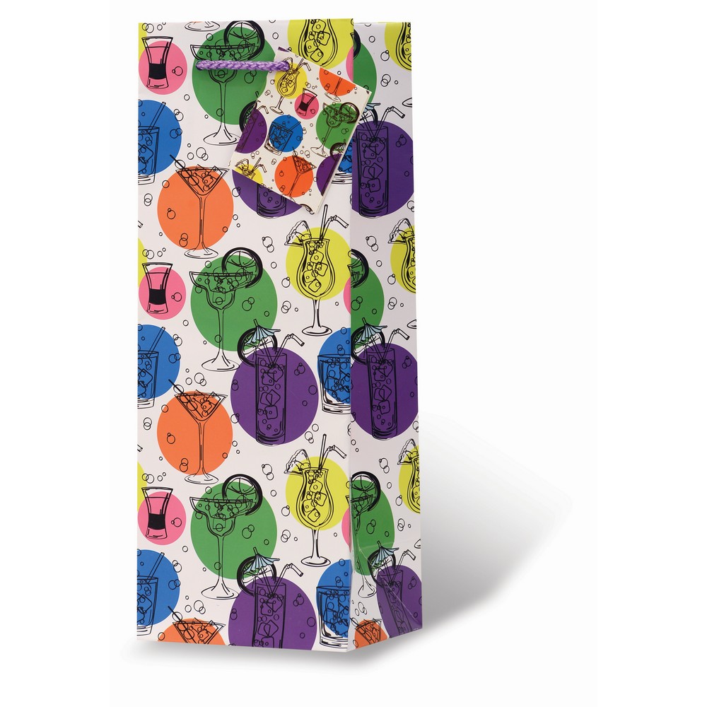 A Round of Drinks Wine Bottle Gift Bag