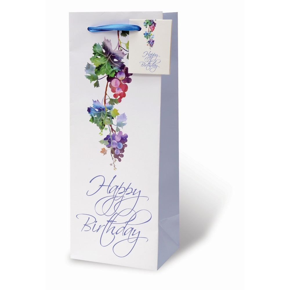 Birthday Greeting Wine Bottle Gift Bag