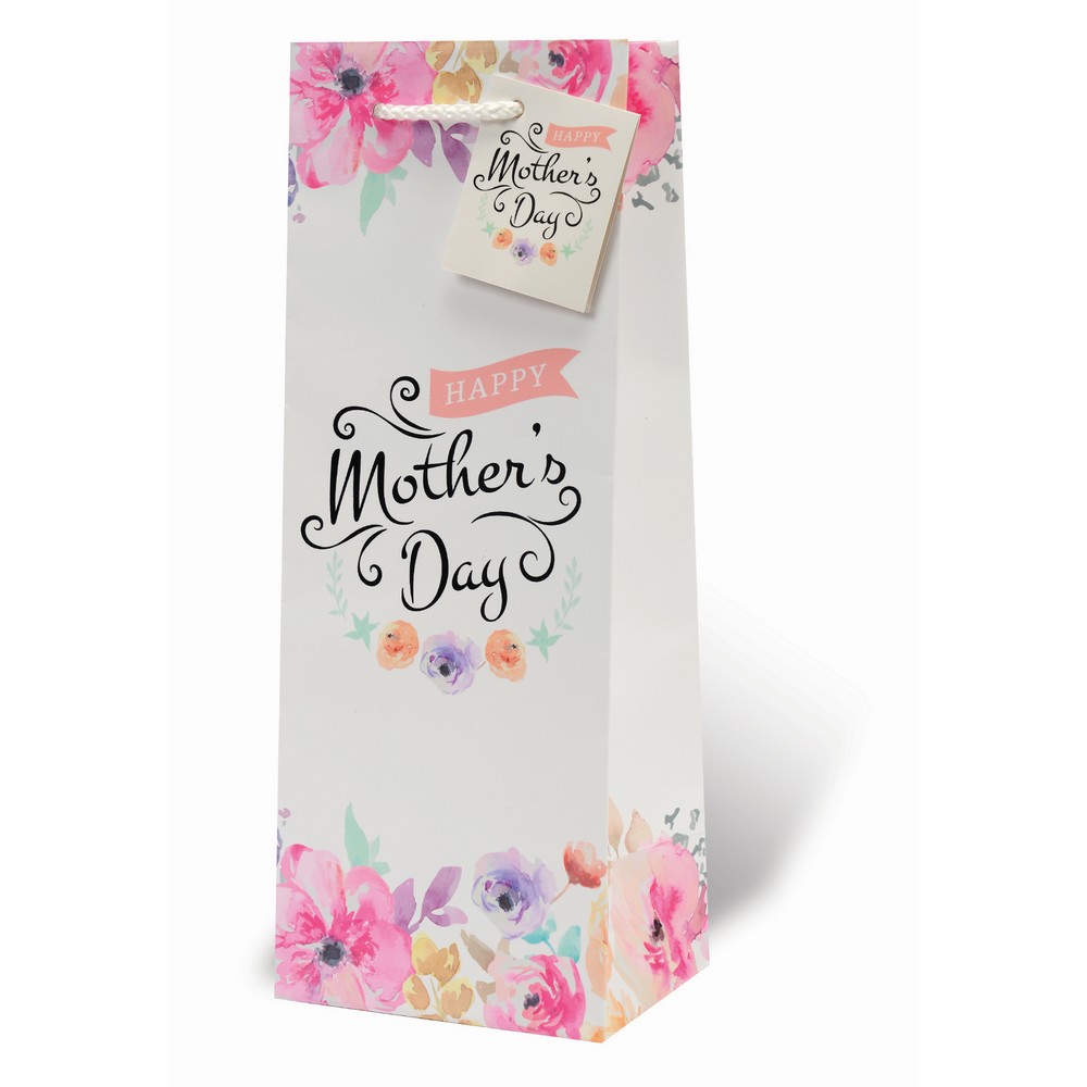Happy Mother's Day Wine Bottle Gift Bag