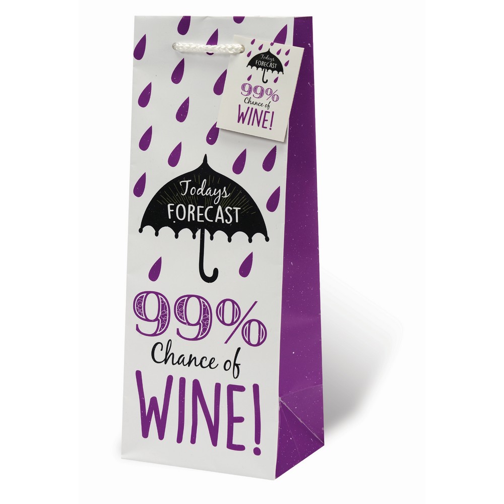 Today's Forecast Wine Bottle Gift Bag