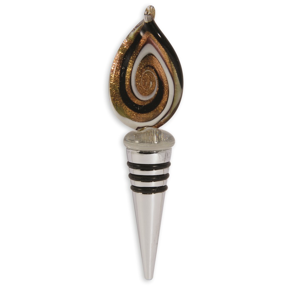 Bottle Stopper Glass Swirl Assortment