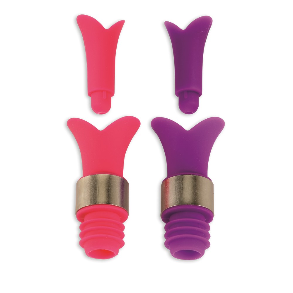 Silicone Wine Pourer with Stopper