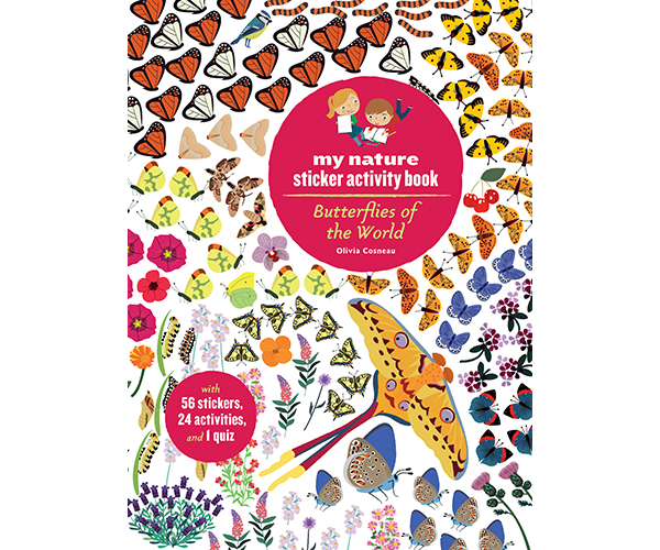 Butterflies of World My Nature Sticker Book by Olivia Cosneau