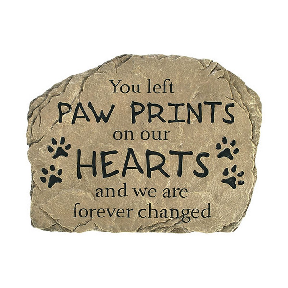 Paw Prints Pet Garden Stone