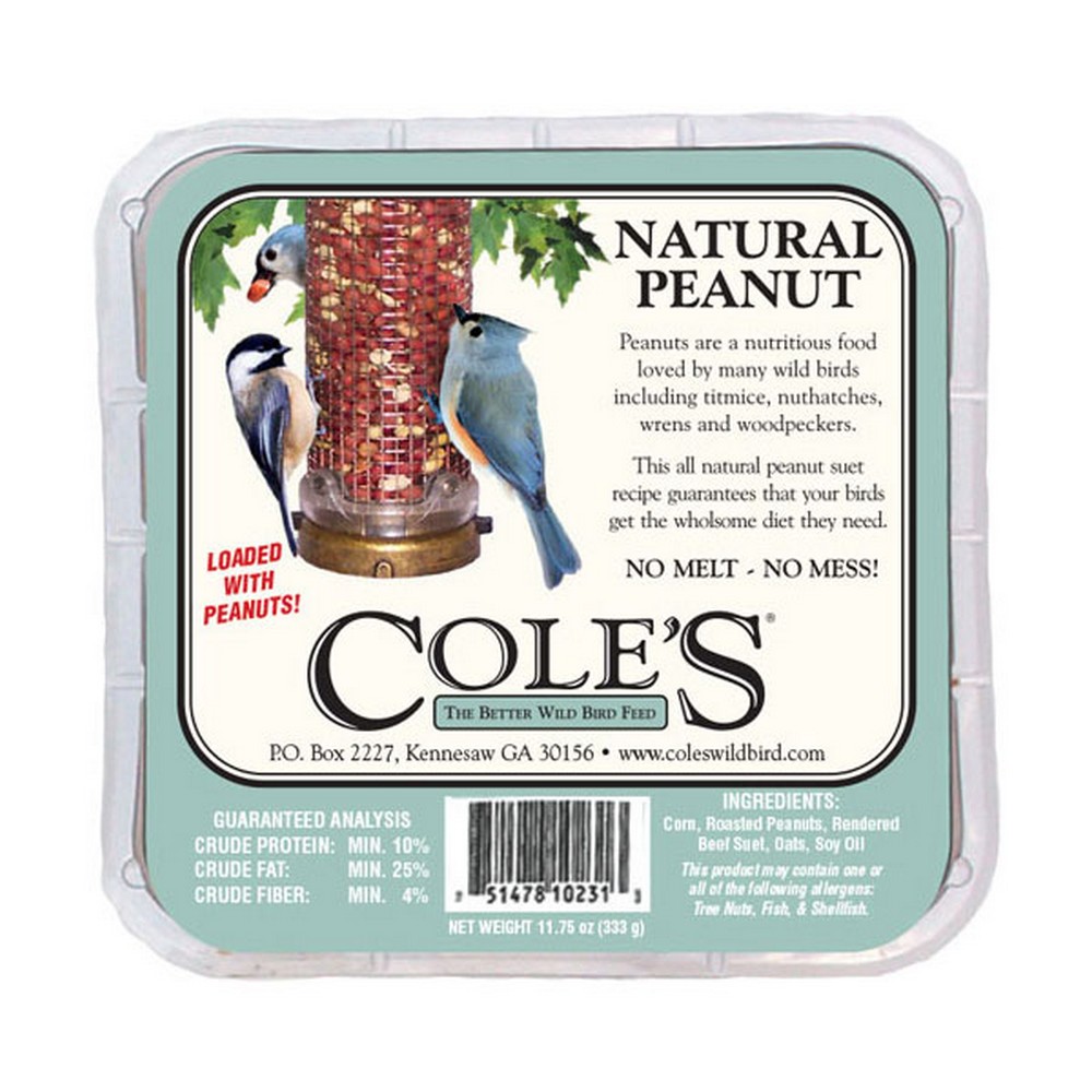 Natural Peanut Suet Cake + Freight