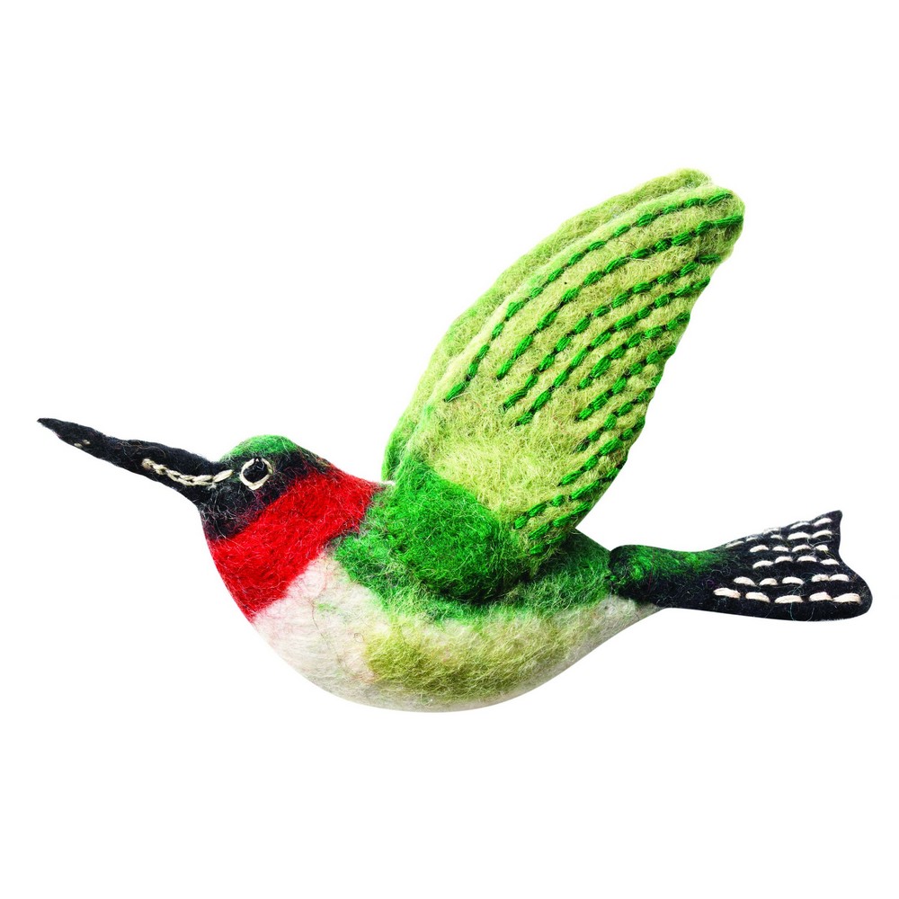 Hummingbird Woolie Ornament