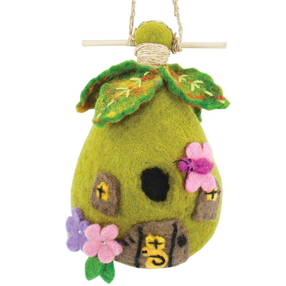 Fairy House Felt Bird House