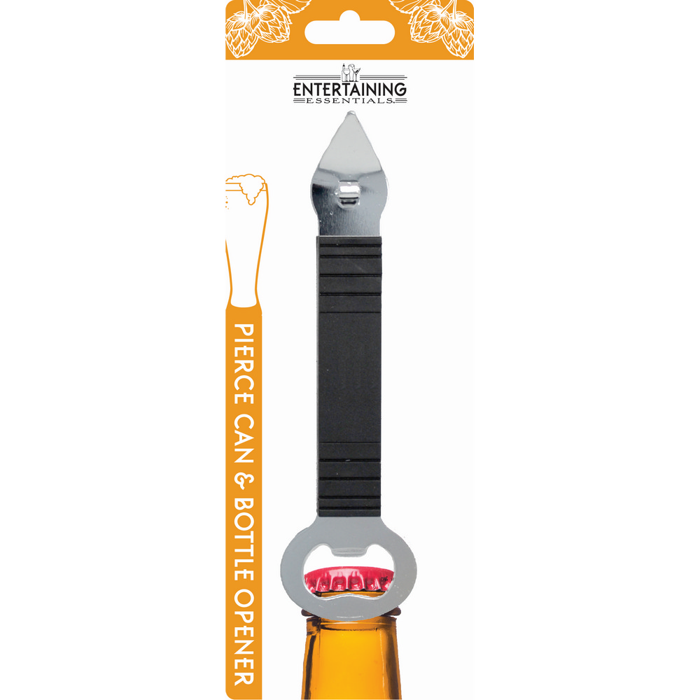 Pierce Can & Bottle Opener - Black Handle