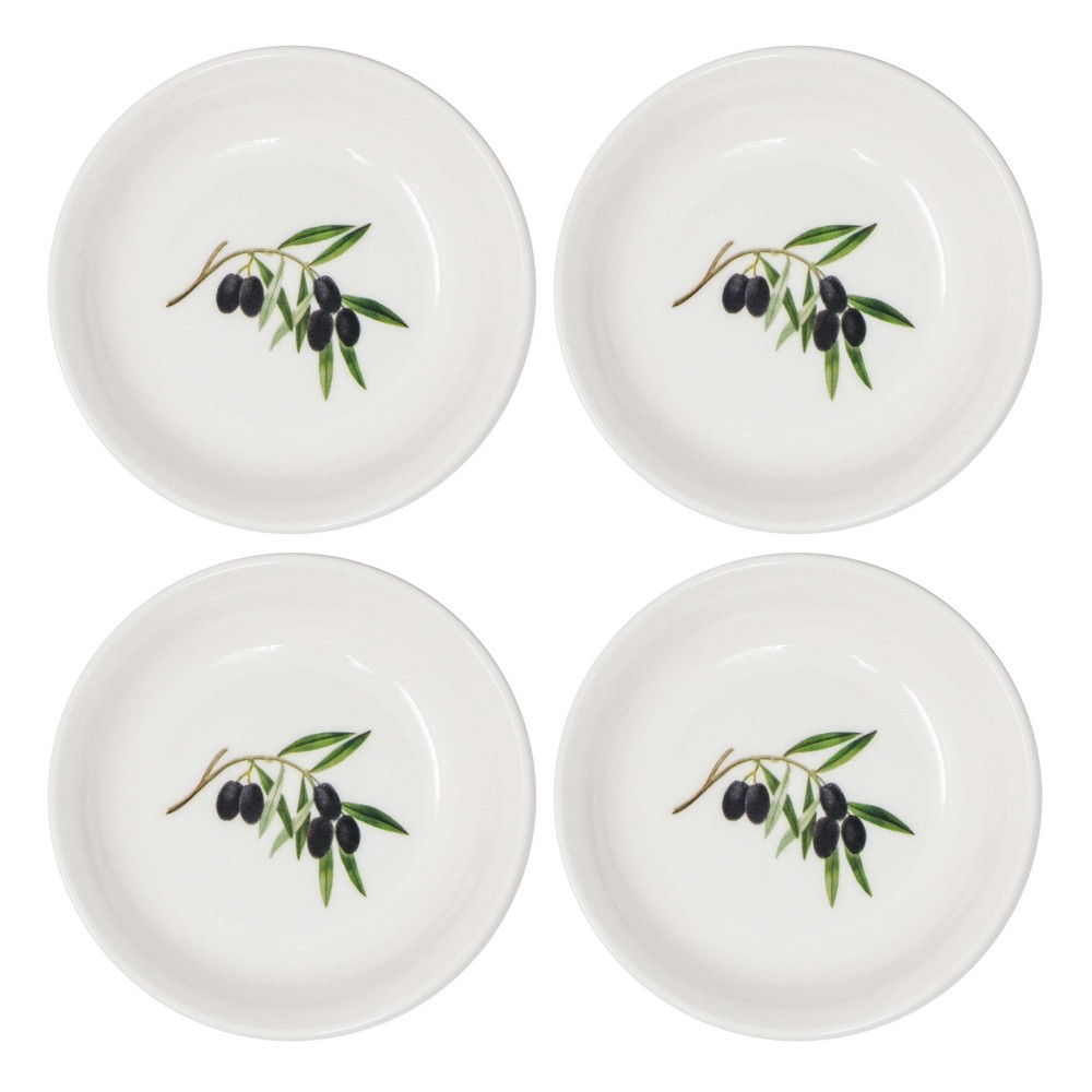 4 piece Oil Dipping Dishes Set