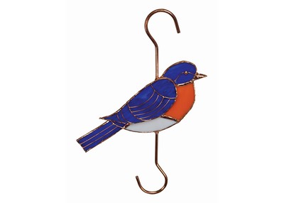 Stained Glass Bluebird Hook