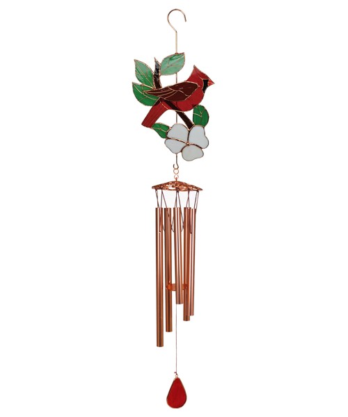 Cardinal Large Wind Chime