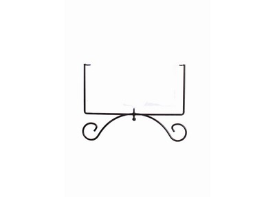 Large Square Black Powder Coated Stand