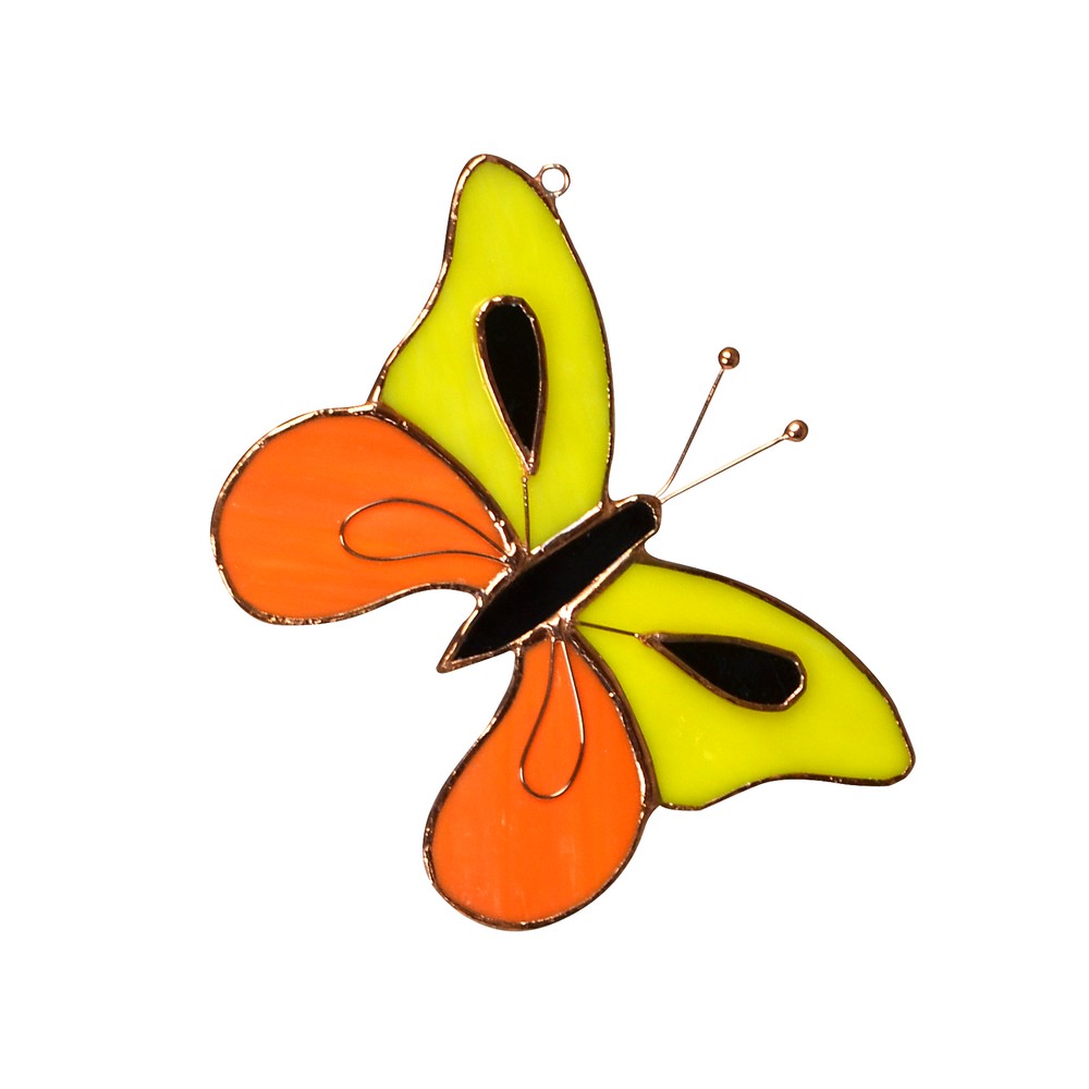 Yellow & Orange Butterfly Sun Catcher