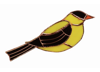 Stained Glass Goldfinch Suncatcher
