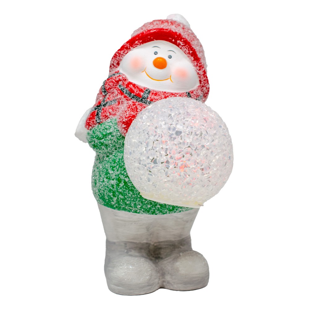 Snowman with LED Snowball