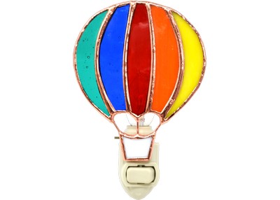 Stained Glass Hot Air Balloon Nightlight