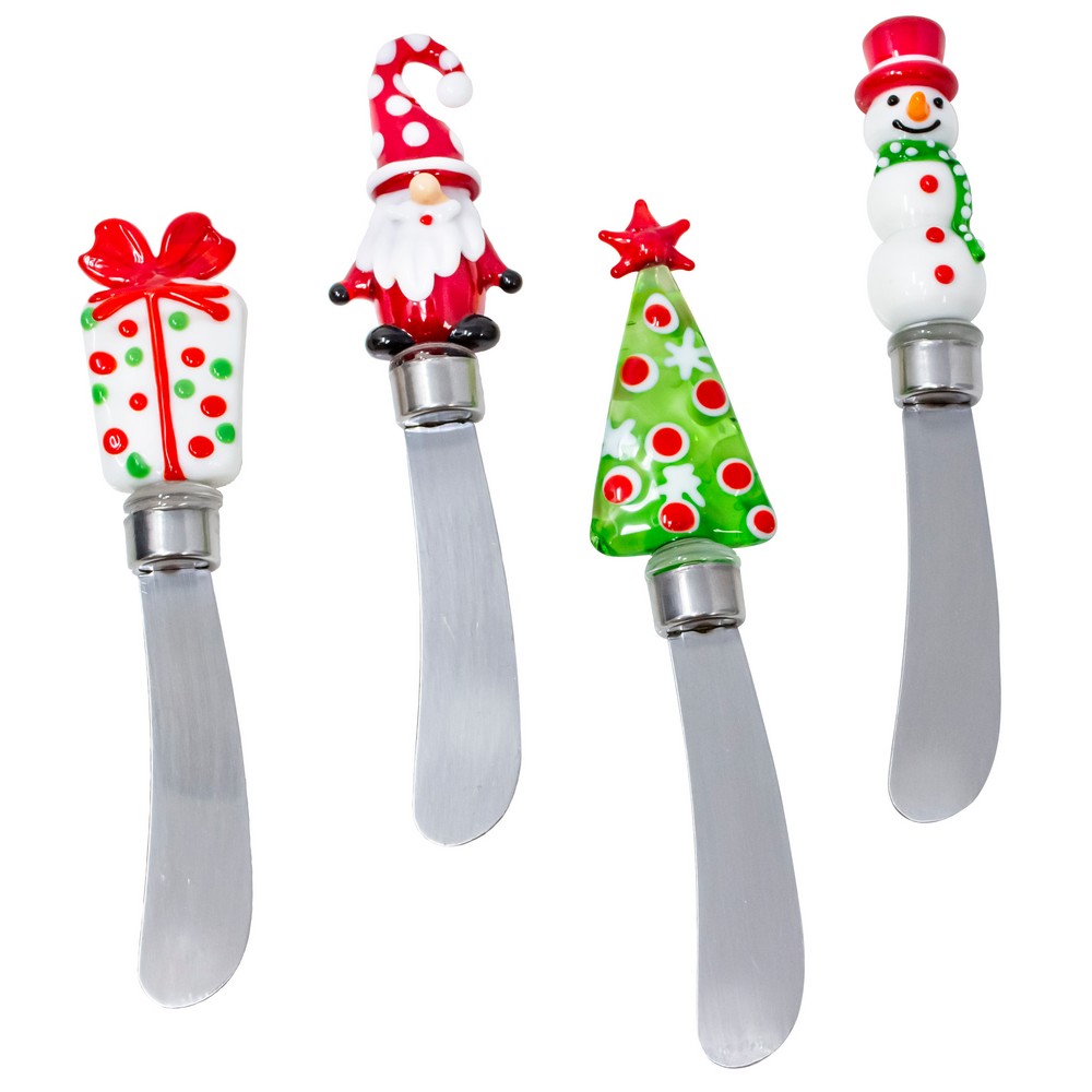 4 Piece Christmas Spreader Set