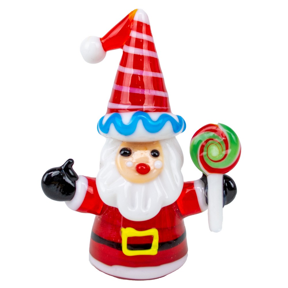 Milano Glass Santa