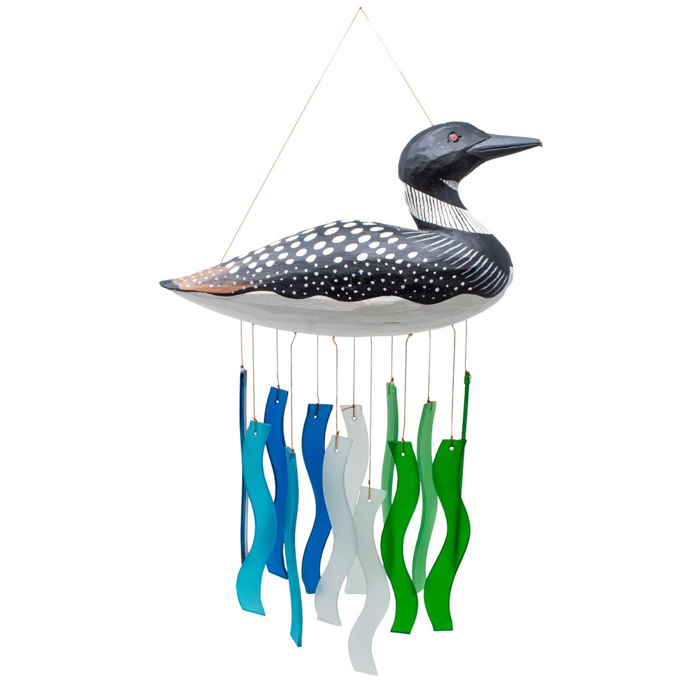 Loon Wavy Glass Chime