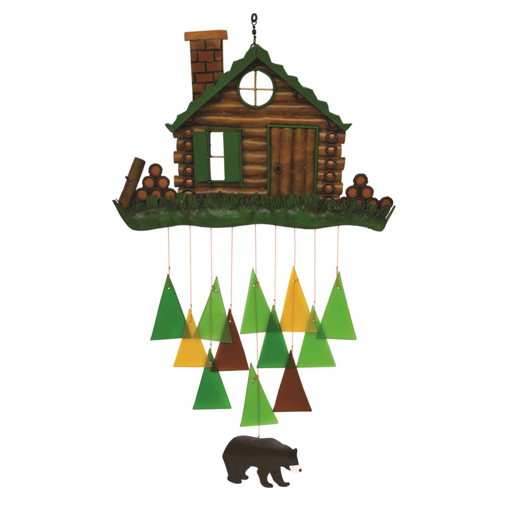 Log Cabin Wind Chime