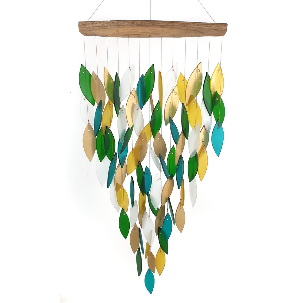 Deluxe Rainforest Waterfall Glass Chime