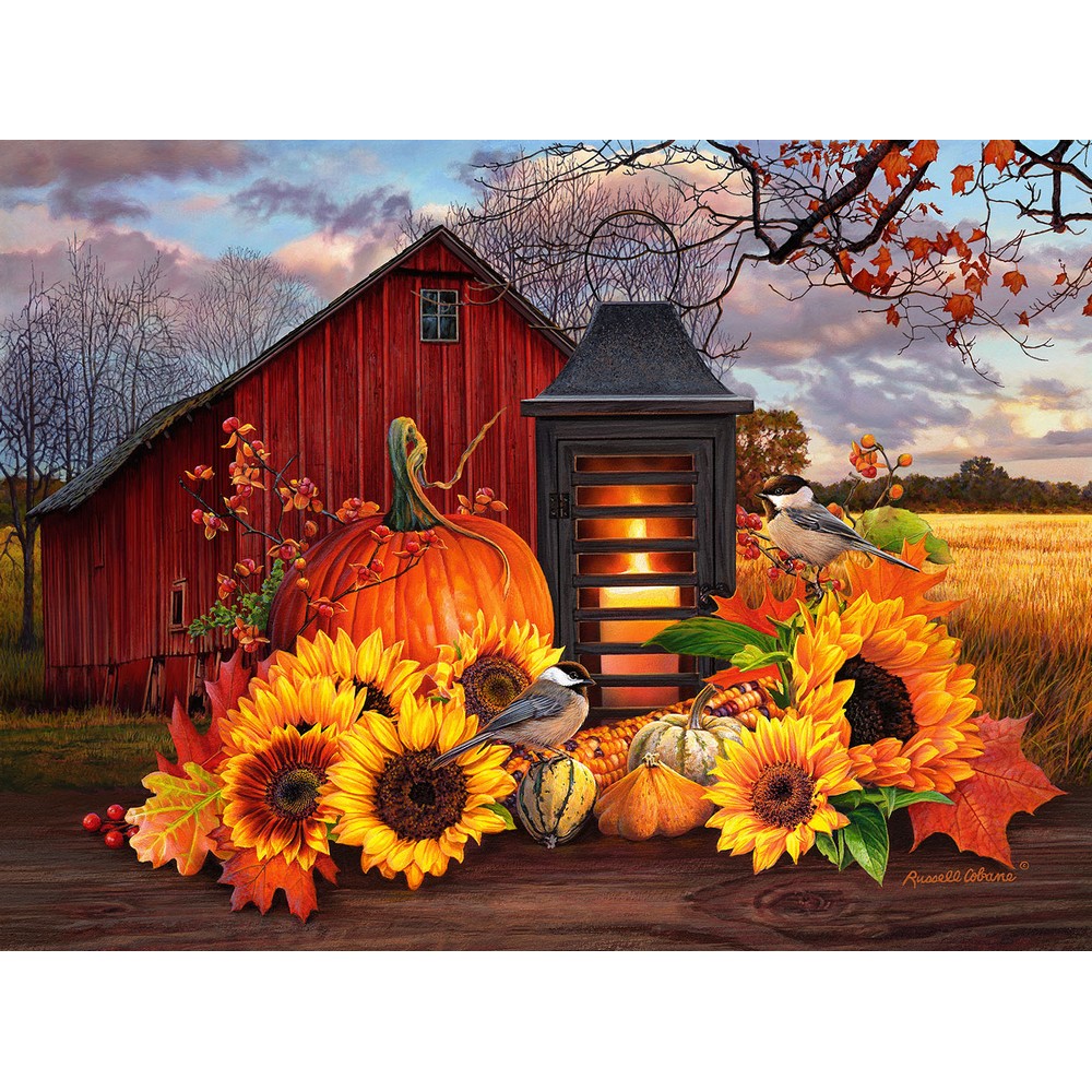 Fall Lantern 1000 Piece Puzzle