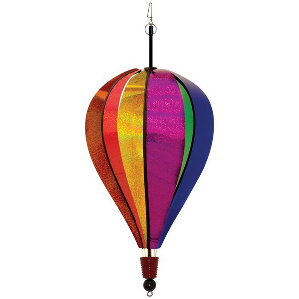 Rainbow Glitter 6 Panel Hot Air Balloon