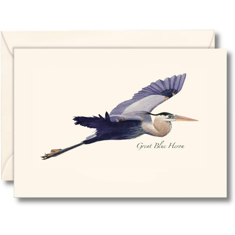Blue Heron in Flight Notecards