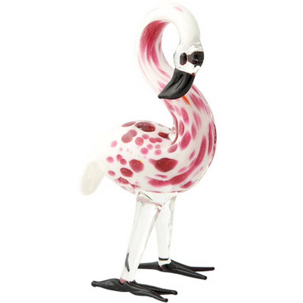 Milano Art Glass Flamingo