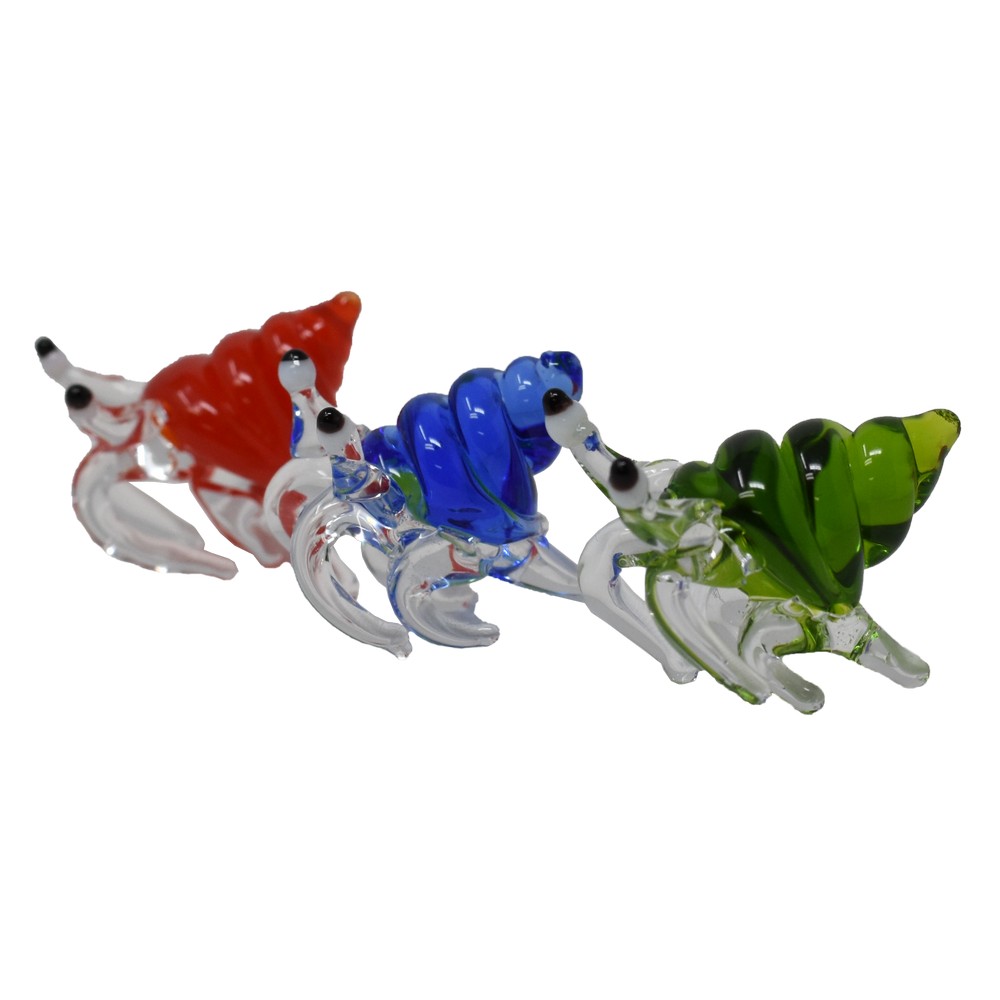 Milano Art Glass 3 Piece Mini Crabs