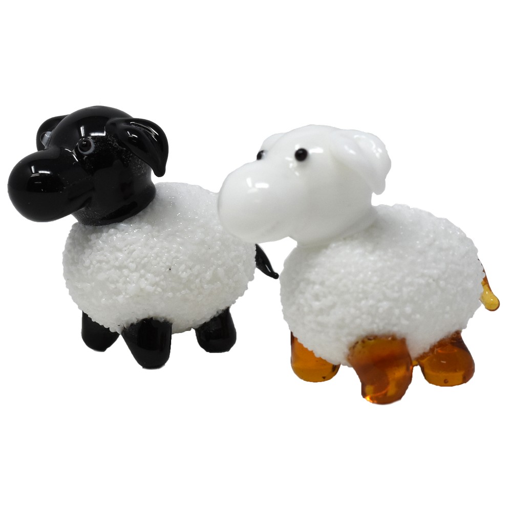 Milano Art Glass Animals-Sheep