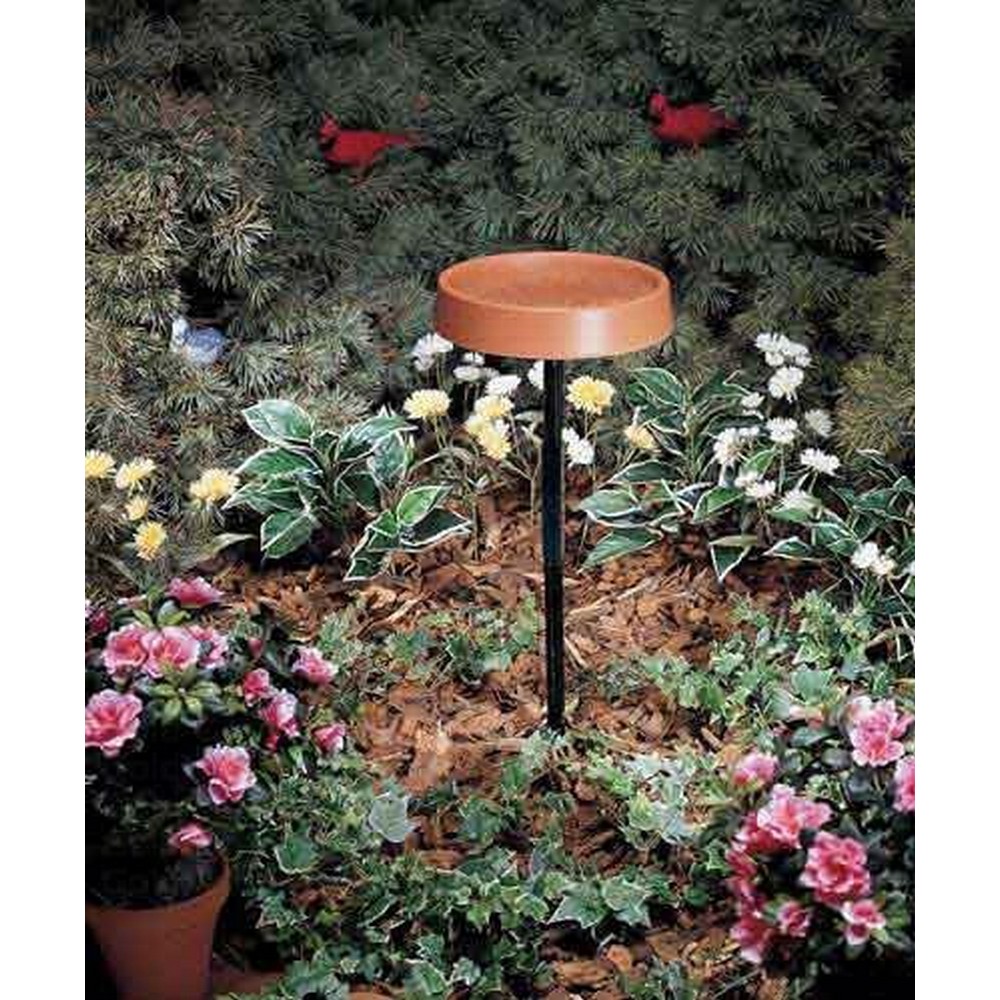 12 in. Heated Bird Bath with Metal Stand