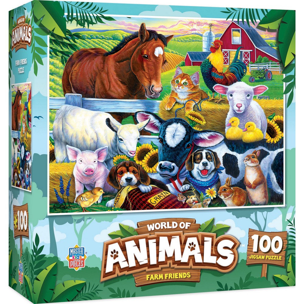 Farm Friends Puzzle 100pc