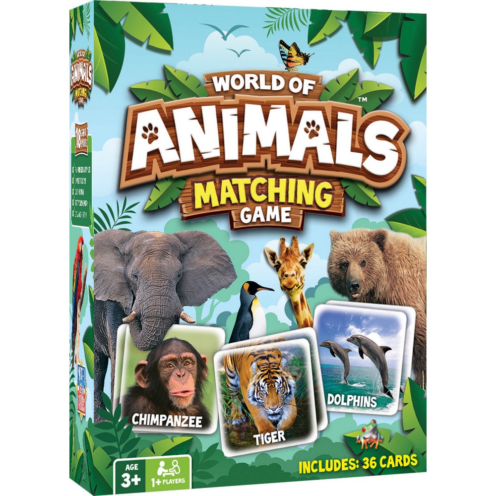 World of Animals Matching Game