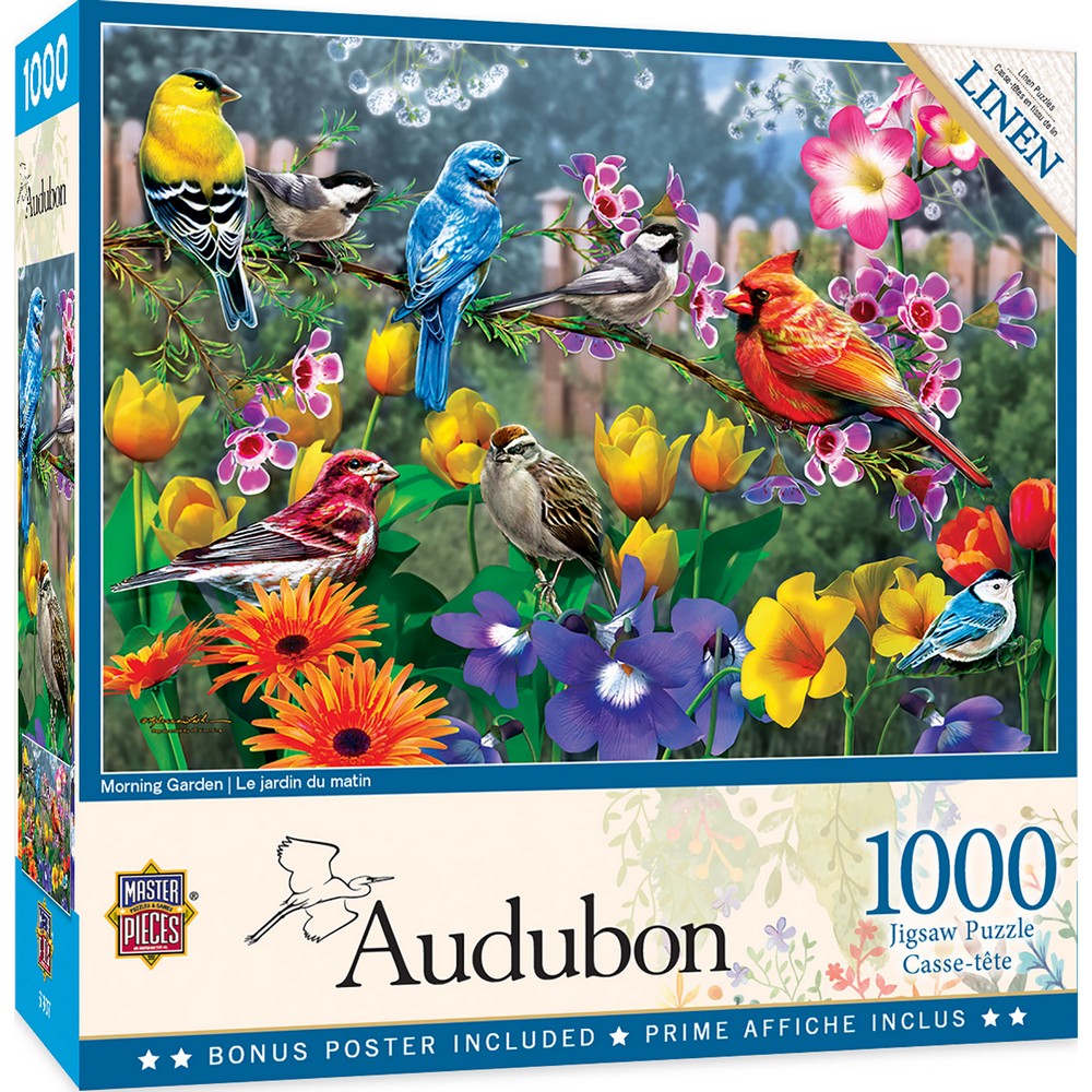 Audubon - Morning Garden 1000 Piece Puzzle