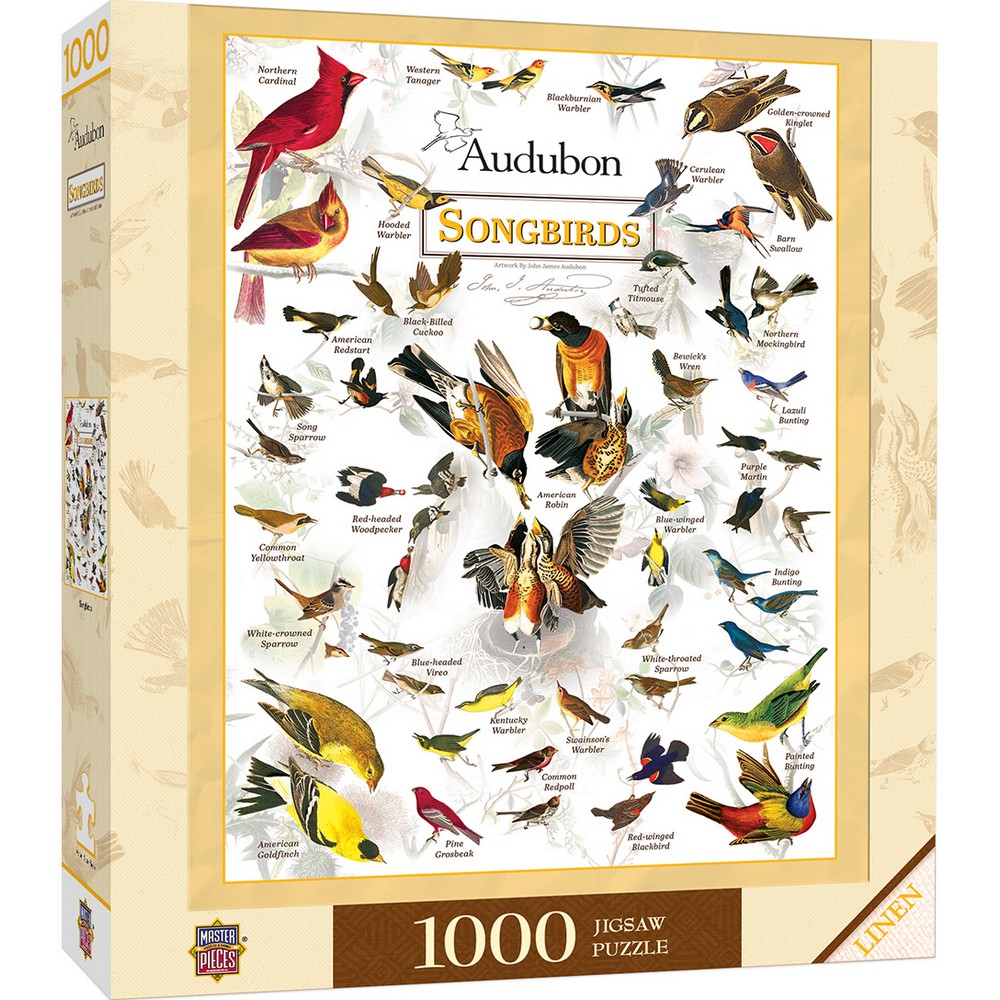 Audubon - Songbirds 1000 Piece Puzzle