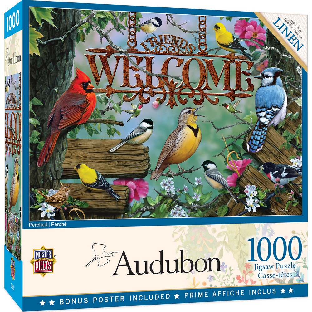 Audubon - Perched 1000 Piece Puzzle