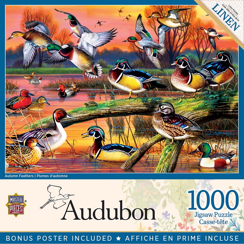 Audubon - Autumn Feathers 1000 Piece Puzzle