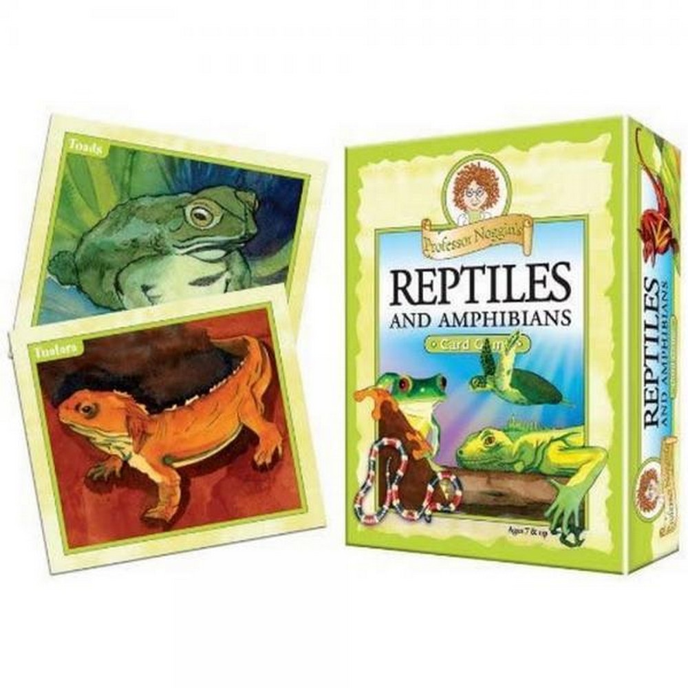 Professor Noggin Reptiles and Amphibians Card Game