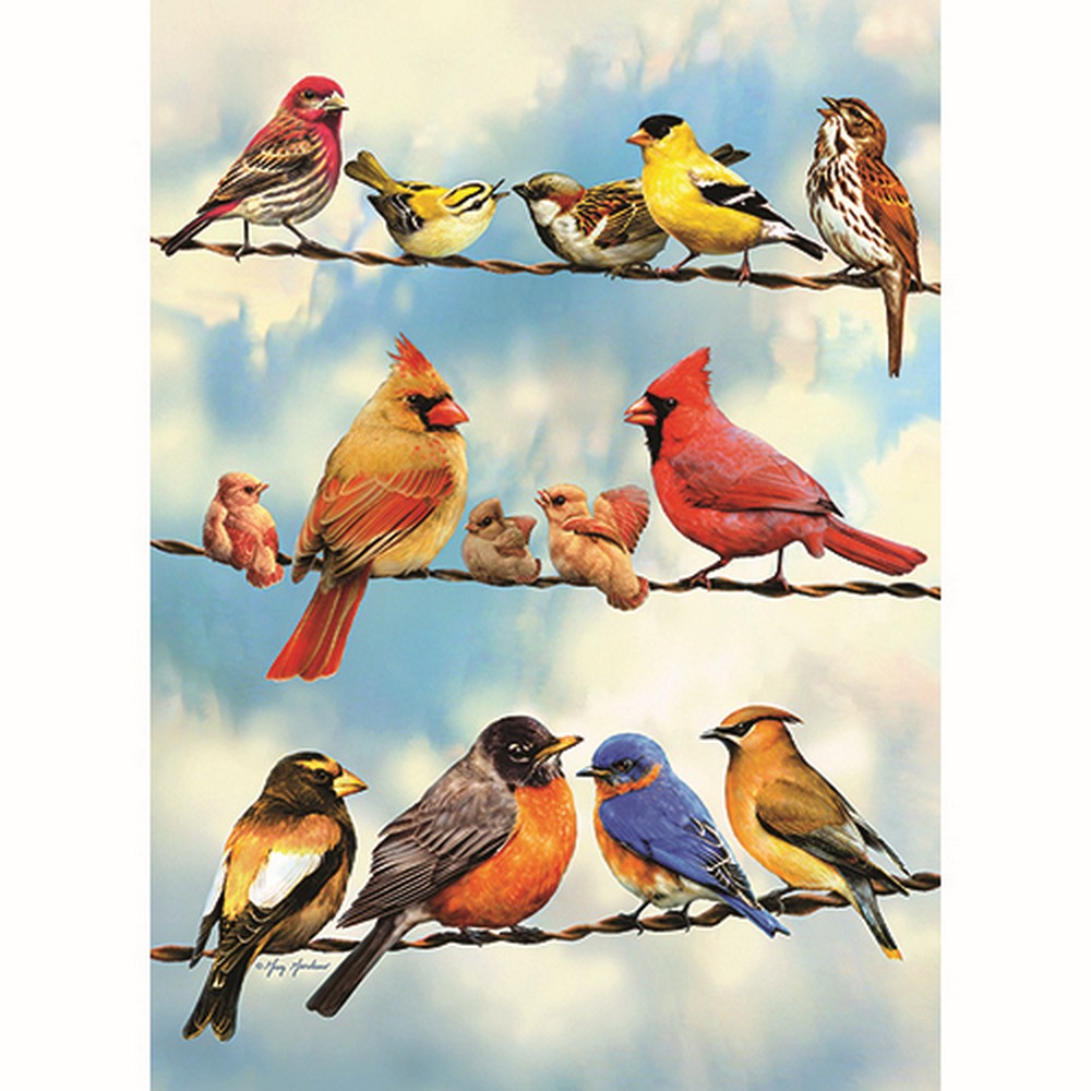 Cobble Hill Blue Sky Birds 35 Piece Tray Puzzle