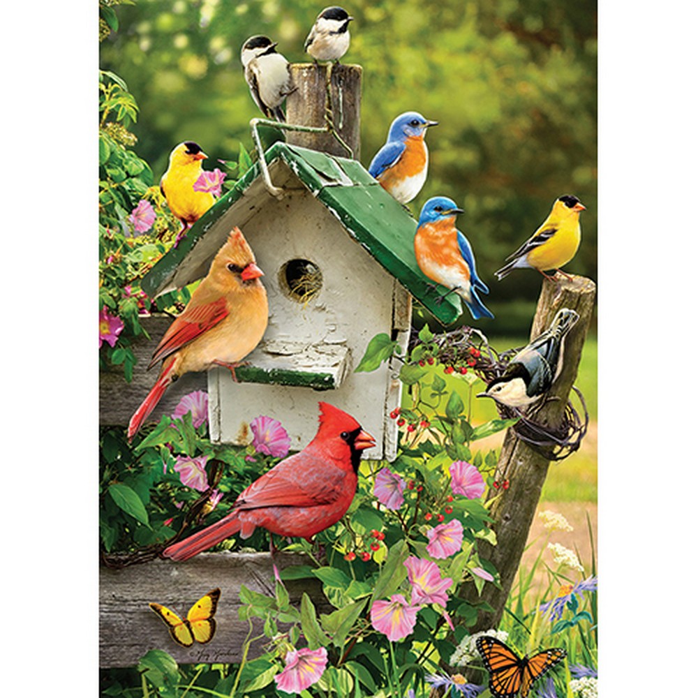 Cobble Hill Singing Around the Bird House 35 Piece Tray Puzzle