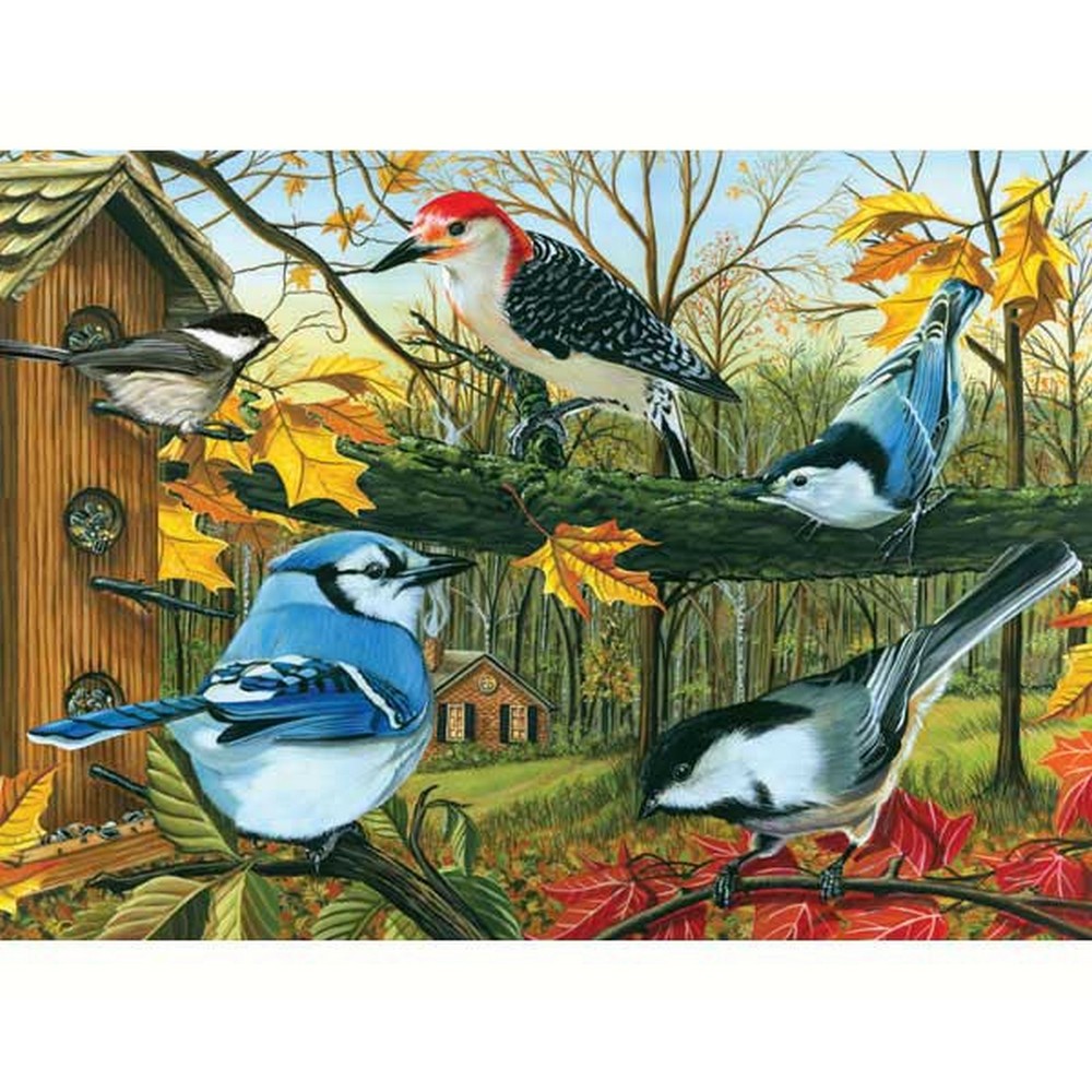 Cobble Hill Backyard Feeder 1000 Piece Puzzle