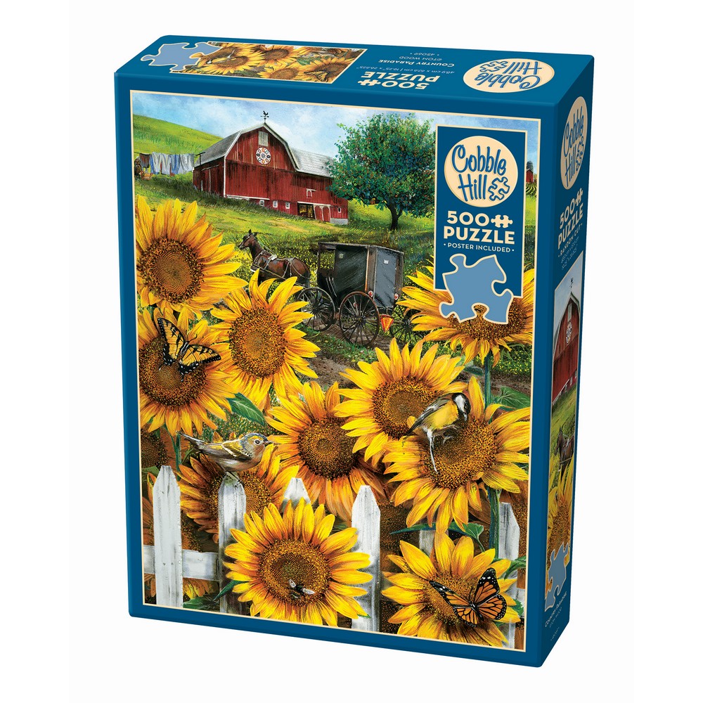 Cobble Hill Country Paradise 500 Piece Puzzle