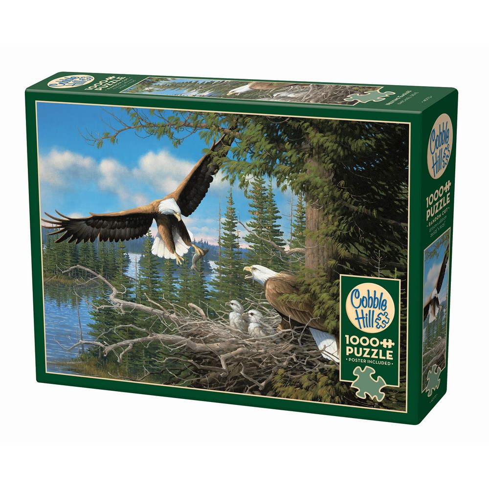 Cobble Hill Nesting Eagles Puzzle 1000 Piece Puzzle