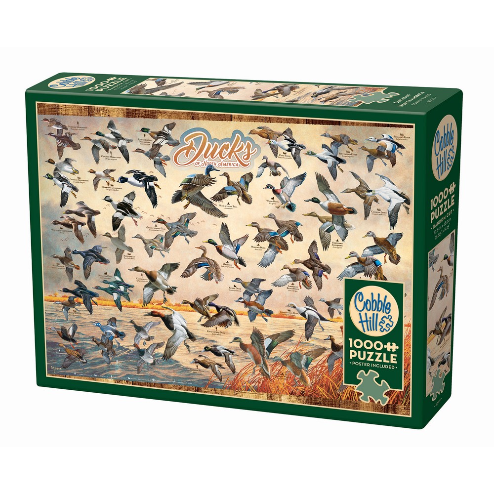 Cobble Hill Ducks of North America 1000 Piece Puzzle
