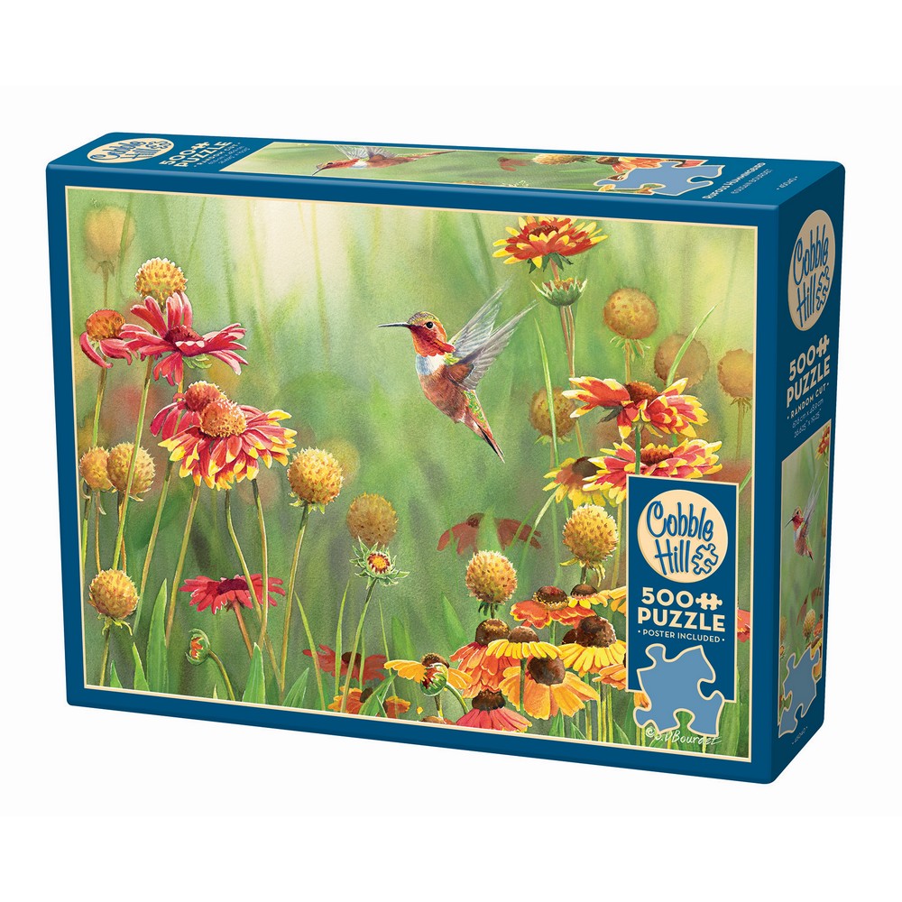 Cobble Hill Rufous Hummingbird 500 Piece Puzzle
