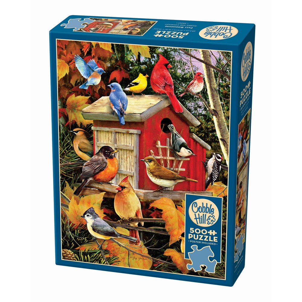 Cobble Hill Fall Birds 500 Piece Puzzle
