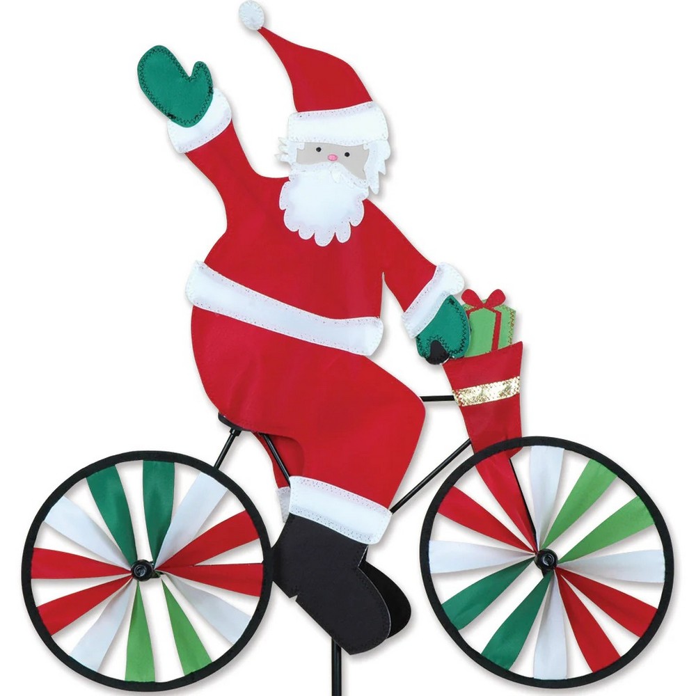 20 inch Santa Bicycle Spinner