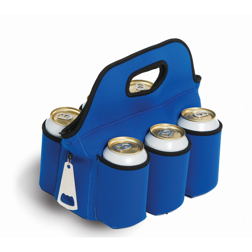 6 Pack Can and Bottle Snack Cooler